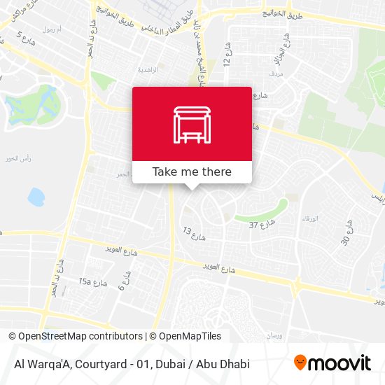 Al Warqa'A, Courtyard - 01 map