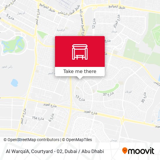 Al Warqa'A, Courtyard - 02 map