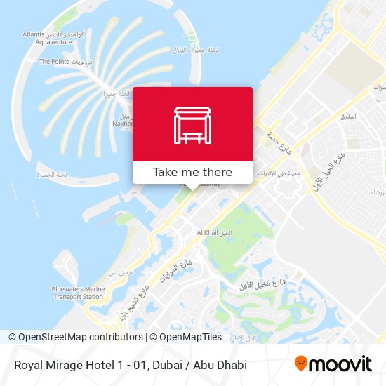 Royal Mirage Hotel 1 - 01 map