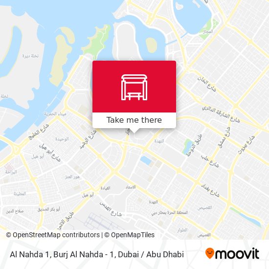 Al Nahda 1, Burj Al Nahda - 1 map