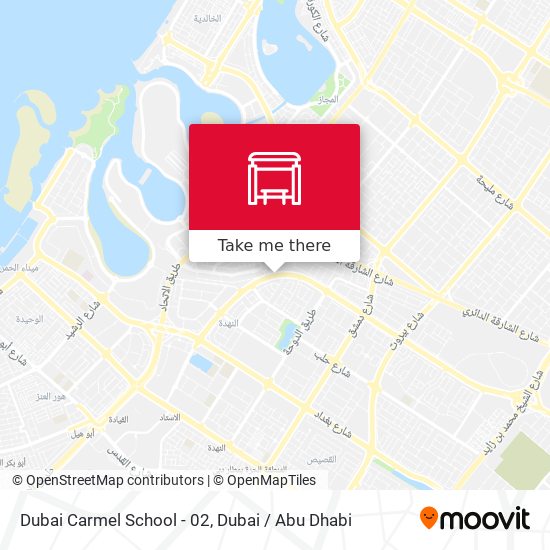 Dubai Carmel School - 02 map