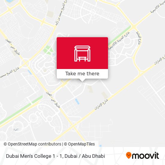 Dubai Men's College 1 - 1 map