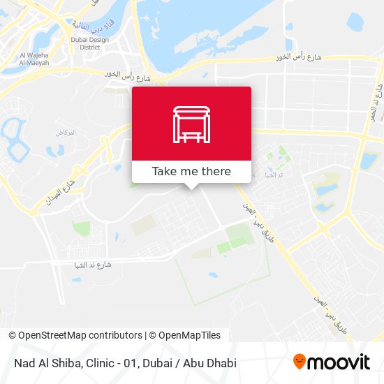 Nad Al Shiba, Clinic - 01 map
