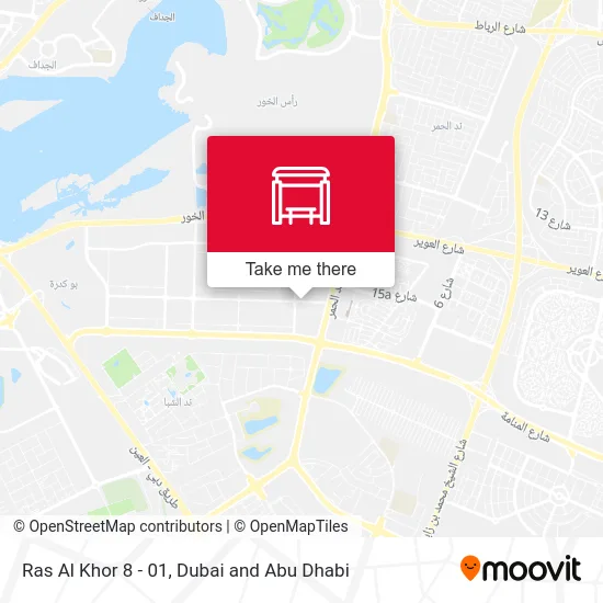 Ras Al Khor 8 - 01 map