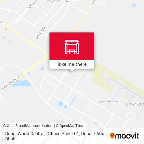 Dubai World Central, Offices Park - 01 map