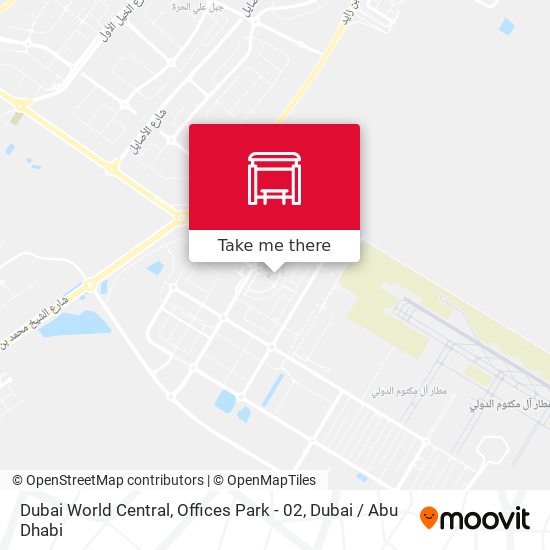 Dubai World Central, Offices Park - 02 map