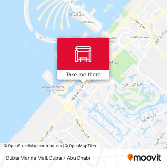 Dubai Marina Mall map