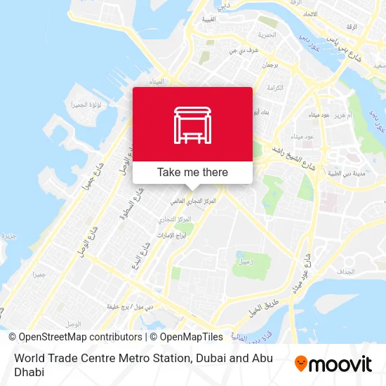 World Trade Centre Metro Station map