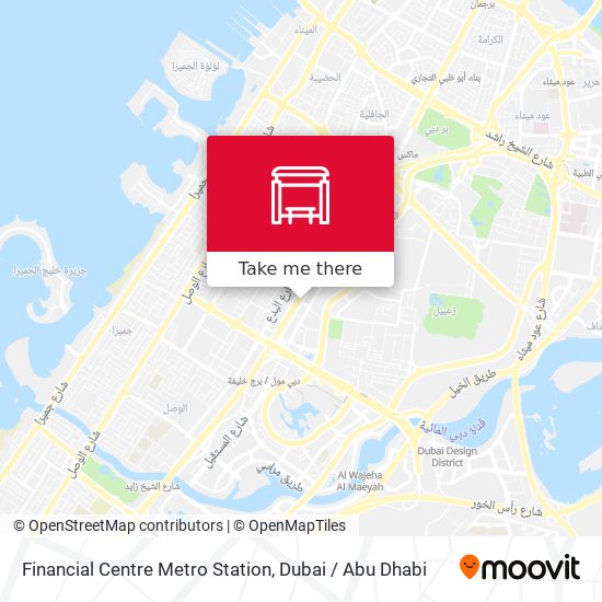 Financial Centre Metro Station map