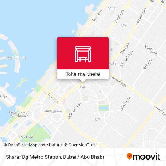 Sharaf Dg Metro Station map