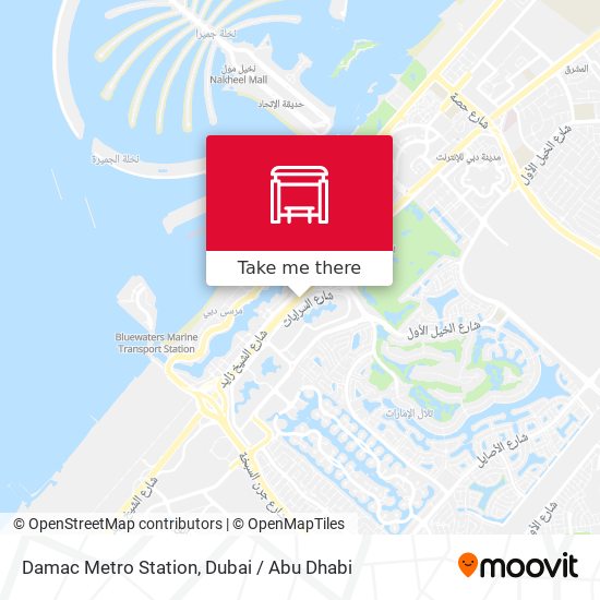 Damac Metro Station map