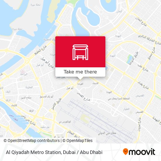 Al Qiyadah Metro Station map