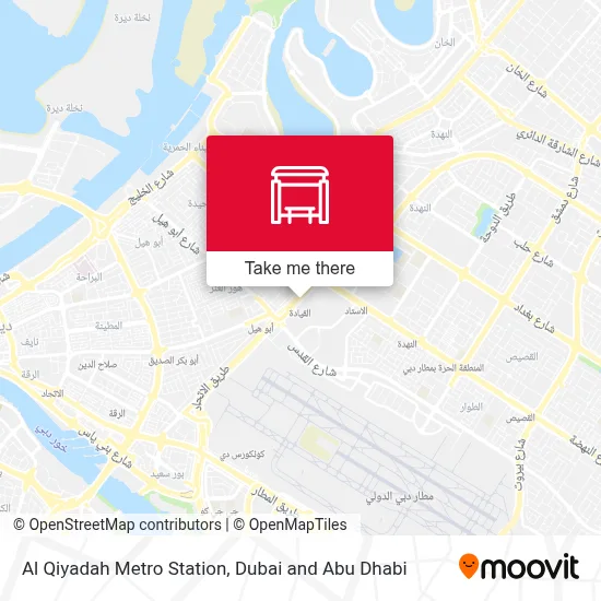 Al Qiyadah Metro Station map