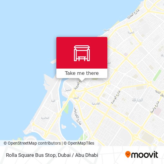 Rolla Square Bus Stop map