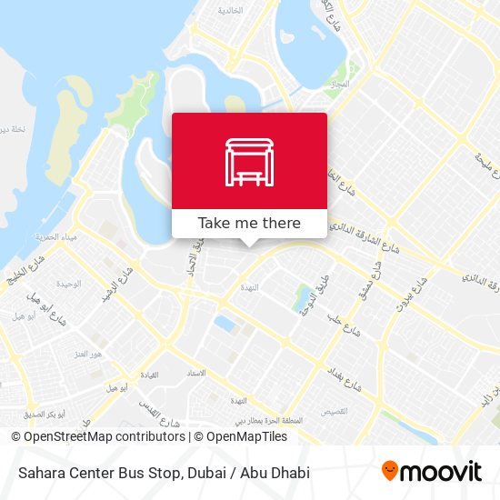 Sahara Center Bus Stop map