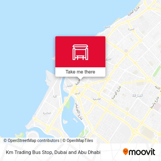 Km Trading Bus Stop map