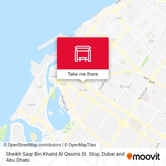 Sheikh Saqr Bin Khalid Al Qasimi St. Stop map