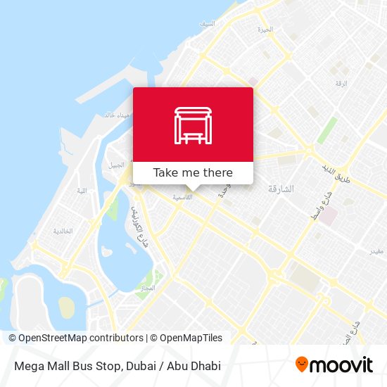 Mega Mall Bus Stop map
