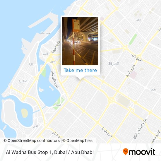 Al Wadha Bus Stop 1 map