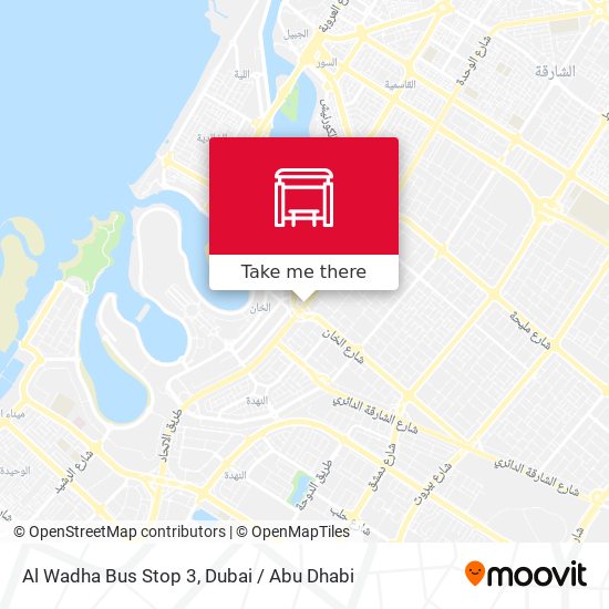 Al Wadha Bus Stop 3 map