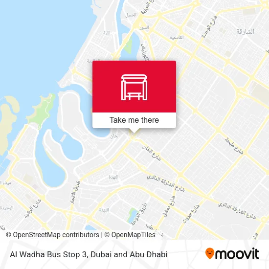 Al Wadha Bus Stop 3 map