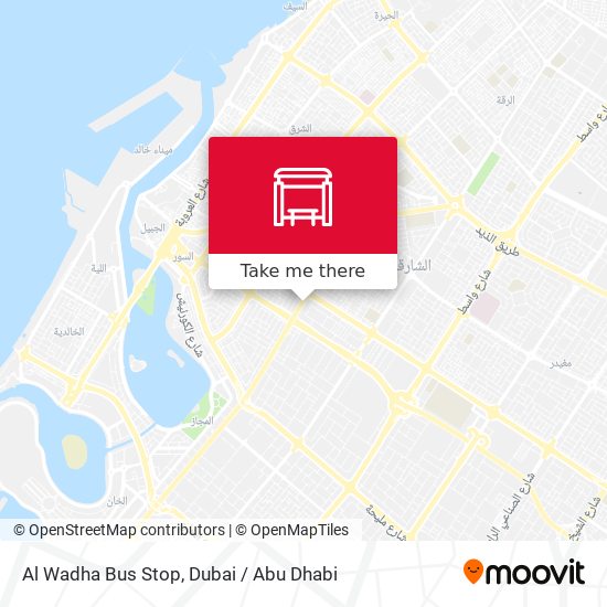 Al Wadha Bus Stop map