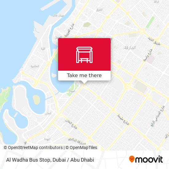 Al Wadha Bus Stop map