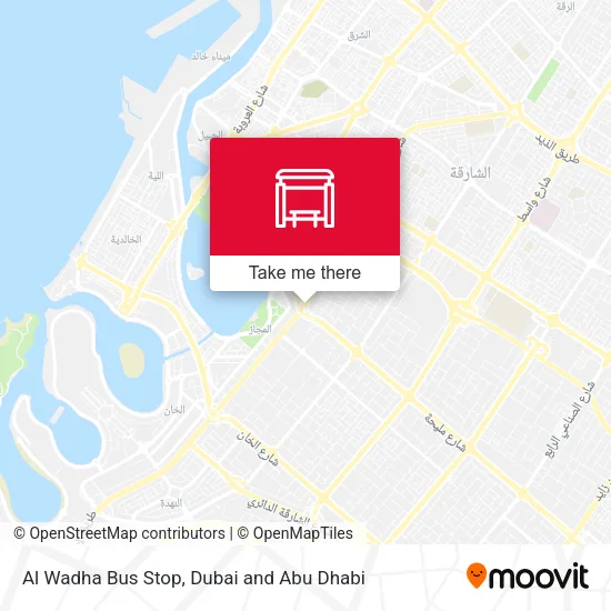 Al Wadha Bus Stop map