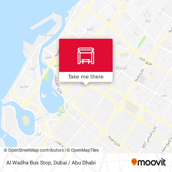 Al Wadha Bus Stop map