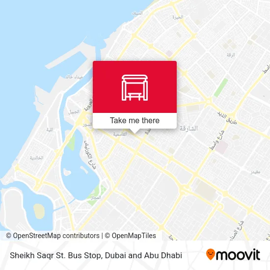 Sheikh Saqr St. Bus Stop map