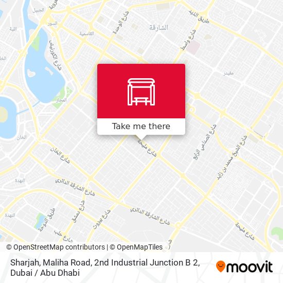 Sharjah, Maliha Road, 2nd Industrial Junction B 2 map
