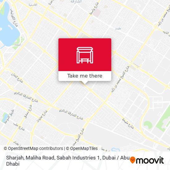 Sharjah, Maliha Road, Sabah Industries 1 map