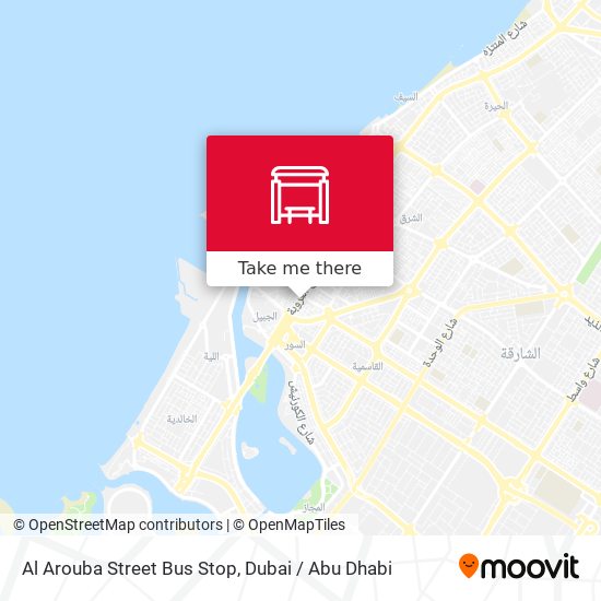 Al Arouba Street Bus Stop map