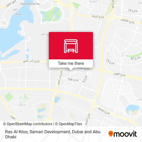 Ras Al Khor, Samari Development map
