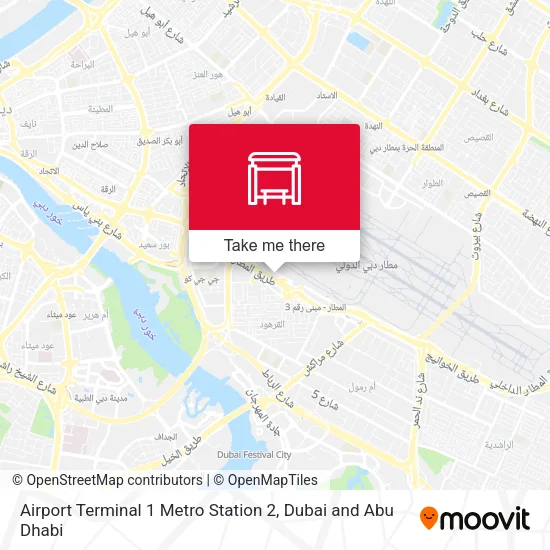 Airport Terminal 1 Metro Station 2 map