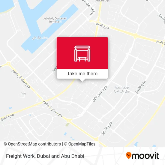 Freight Work map