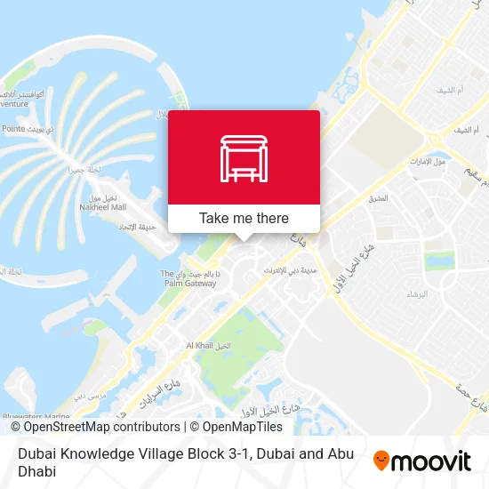 Dubai Knowledge Village Block 3-1 map