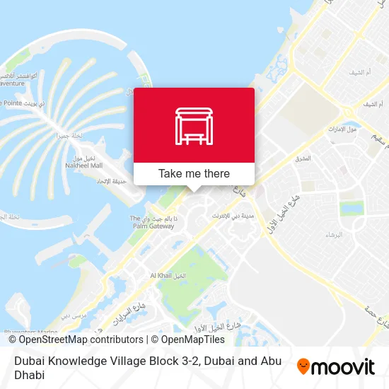 Dubai Knowledge Village Block 3-2 map