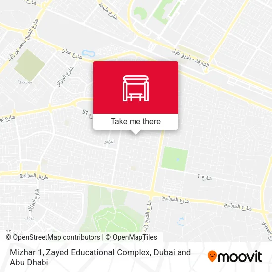 Mizhar 1, Zayed Educational Complex map