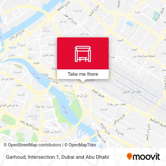 Garhoud, Intersection 1 map