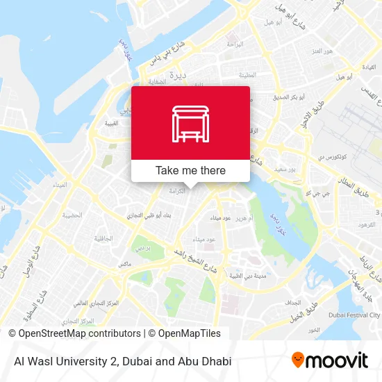 Al Wasl University 2 map