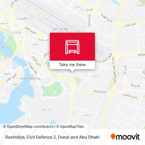 Rashidiya, Civil Defence 2 map