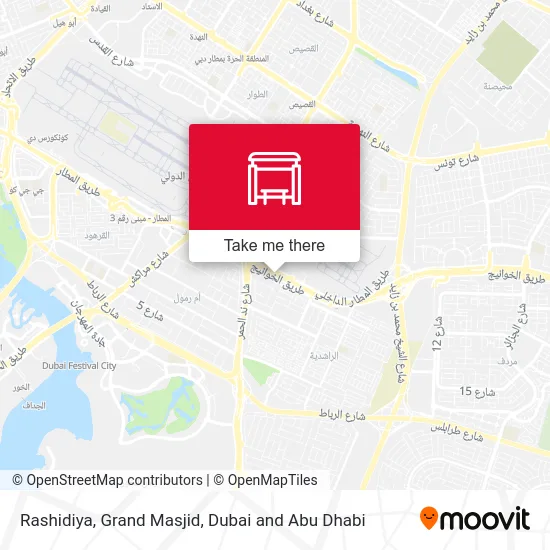 Rashidiya, Grand Masjid map