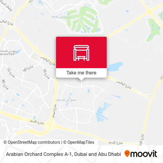 Arabian Orchard Complex A-1 map
