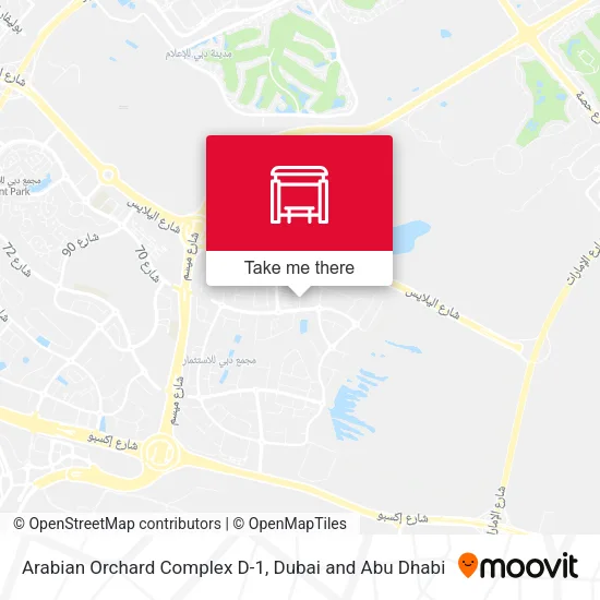 Arabian Orchard Complex D-1 map