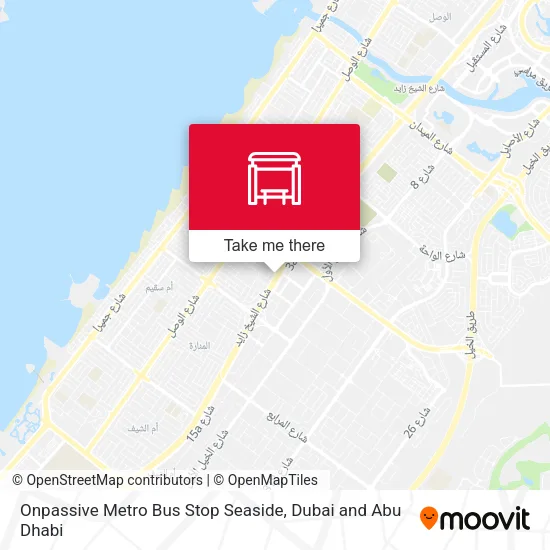 Onpassive Metro Bus Stop Seaside map