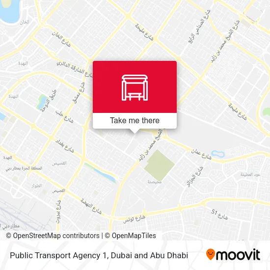 Public Transport Agency 1 map