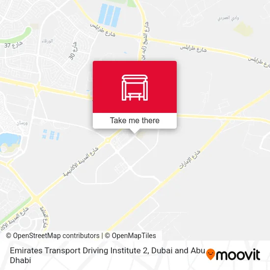 Emirates Transport Driving Institute 2 map