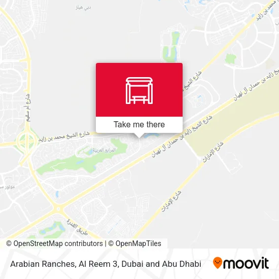 Arabian Ranches, Al Reem 3 map