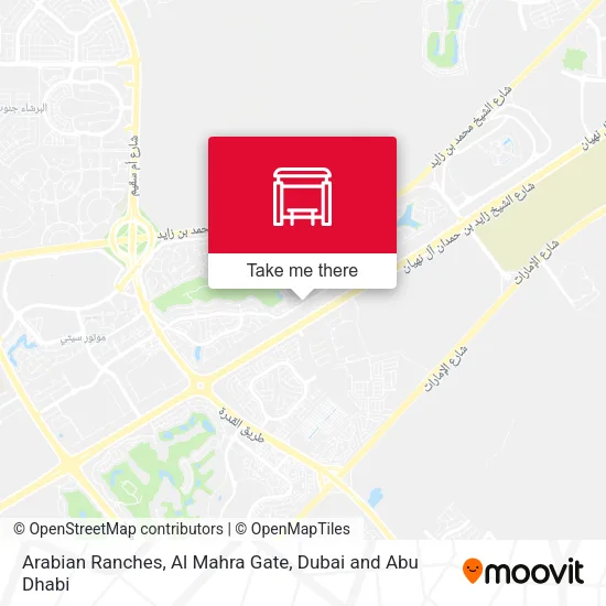 Arabian Ranches, Al Mahra Gate map